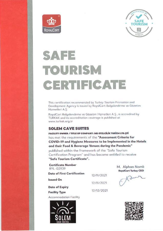 Solem Cave Suites Ürgüp Zewnętrze zdjęcie
